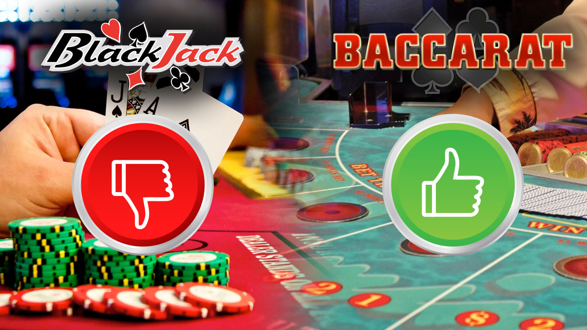 baccarat vs blackjack